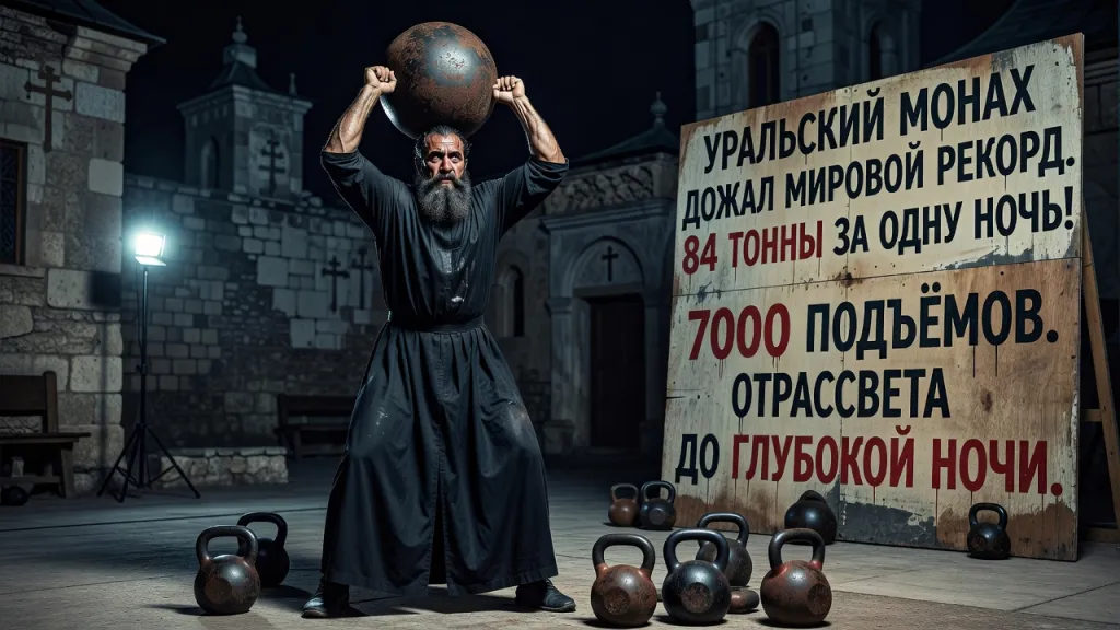 Уральский монах дожал мировой рекорд. 84 тонны за одну ночь!